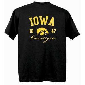   Iowa Hawkeyes NCAA Black Short Sleeve T Shirt Large