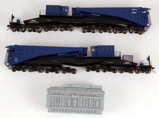 Spectrum HO Scale Train 380 Ton Schnabel Transformer Car Rail Car Blue 