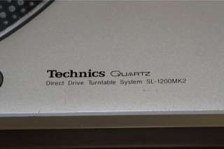 TECHNICS SL 1200 MK2 TURNTABLE W/ ORTOFON NIGHTCLUB NEEDLE   WORKS 