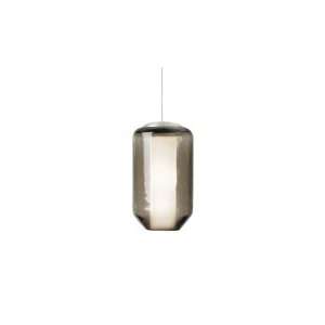   Pendant in Satin Nickel Shade Color Brown, Mounting Type Fusion Jack