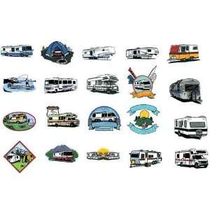  Embroidery Machine Designs CD RECREATIONAL VEHICLES 