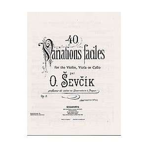 Sevcik Violin Studies: 40 Variations Piano Accompaniment:  