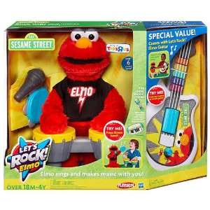  Sesame Street Lets Rock Elmo with Bonus Guitar Toys 