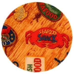   Andreas TRT189 10 Inch Silicone Trivet, Crab Shack