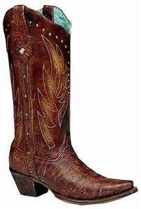 Womens Cowboy Boots  Corral Vintage Deer Studded Boot  