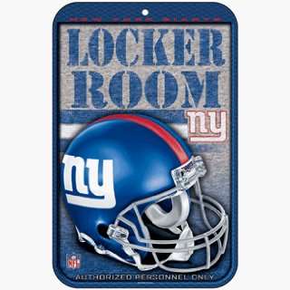  NFL New York Giants Locker Room Sign **