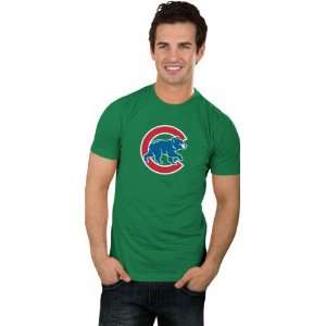   Green Cubs Walking Bear Official Logo Singles Tee: Sports & Outdoors