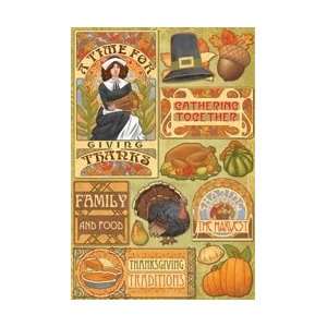   X9 Sheet Giving Thanks; 6 Items/Order Arts, Crafts & Sewing