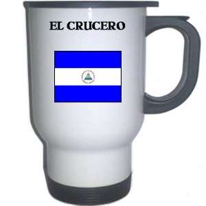  Nicaragua   EL CRUCERO White Stainless Steel Mug 