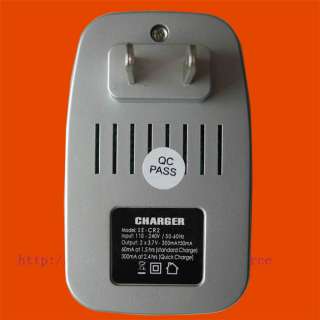 Rechargeable CR2 CR 2 15270 Battery +quick Charger  