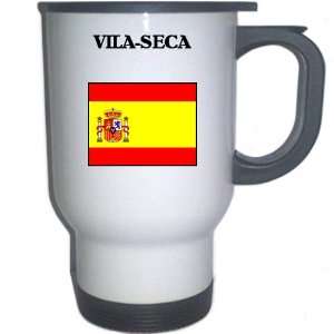  Spain (Espana)   VILA SECA White Stainless Steel Mug 