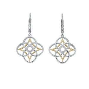  Gordons Jewelers Diamond Accent Celtic Knot Earrings in 