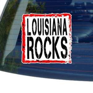  Louisiana Rocks   Window Bumper Laptop Sticker: Automotive