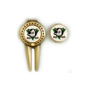  Anaheim Mighty Ducks Hat Clip and Divot Tool Combo Sports 