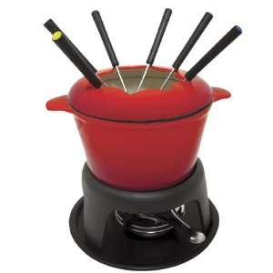  Le Cuistot Fondue Set 6.25 Inches   Red
