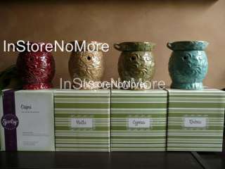 Scentsy FULL SIZE Warmer Retired ISLAND Collection Choose a Color 