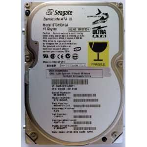  Seagate ST315310A Seagate 3.5 15.0GB ATA/IDE Hard Drive 