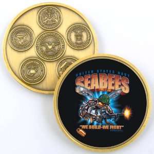  US NAVY SEABEES PHOTO CHALLENGE COIN YP586 Everything 