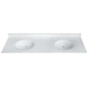  Hardware House LLC H11 2932 Cultured Marble Double Bowl 