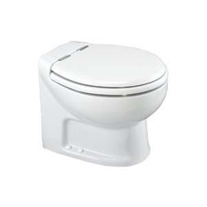   and RV Bathroom Silence Plus Electric Porcelain Low Toilet (White