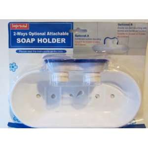   Soap Dish with Suction Mount or Screw Mount 
