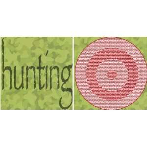  Scrappin Sports Paper 12x12 Sporty Words Hunting 