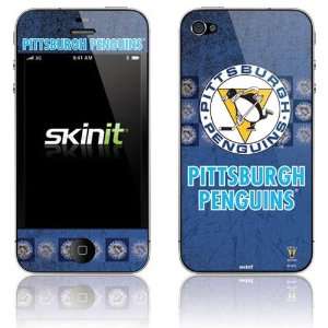   NHL Pittsburgh Penguins Blue Vintage iPhone 4 Skin
