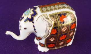 Royal Crown Derby Imari Elephant Figurine  