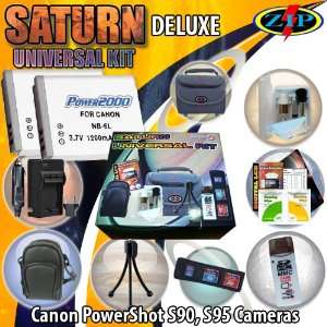  Universal Kit Deluxe for Canon Powershot S90, S95, PowerShot D20 