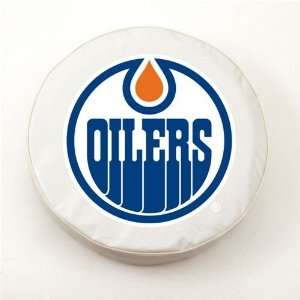  Edmonton Oilers Logo Tire Cover (White) A H2 Z Sports 