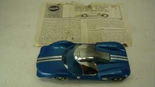 Vintage Cox 1/24 Slot Car Super CUC Original Paper Racing Slot Car 