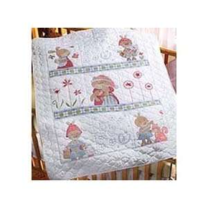   45013 Baby Ensemble  Snuggle Bunny Crib Cover: Arts, Crafts & Sewing