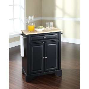   KF30021BBK LaFayette Portable Kitchen Island Furniture & Decor