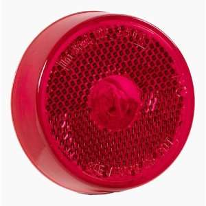 PARTSMART SMRSR2500R 2.5 Round Sealed Reflective Marker Lamp, Red