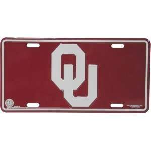  NCAA OKLAHOMA SOONERS METAL License Plate Tag