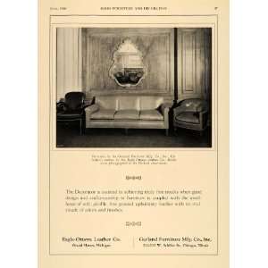  1930Ad Garland Furniture Eagle Ottawa Leather Furniture 