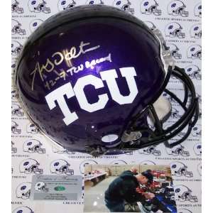  Andy Dalton Hand Signed TCU Authentic Helmet Sports 
