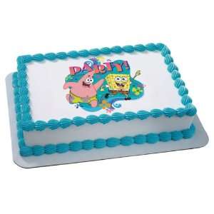   Spongebob Squarepants Edible Cake Topper Decoration 