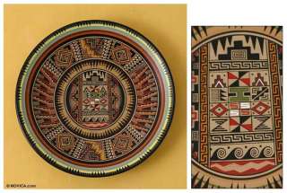 Inca Calendar Cuzco Decorative Ceramic Plate~Peru~New  