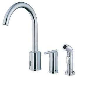 com Danze D423058PC Chrome Parma Single Handle Dual Kitchen Faucet 
