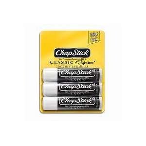  ChapStick Lip Balm, Triple Pack Original 3 ea Health 