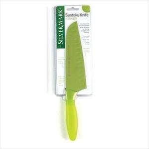   Santoku Knife Green Tough Sharp Cutting Blade High Carbon Steel