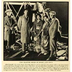  1931 Print Body Soul Movie Film Santell MacWilliams Art 