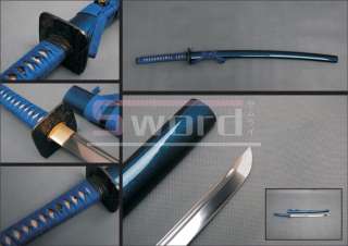 Japanese wakizashi damascus katana folded steel sharp sword good 