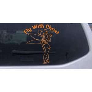   With Christ Christian Car Window Wall Laptop Decal Sticker: Automotive