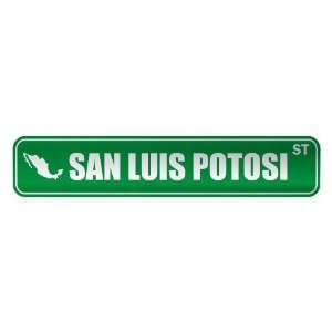   SAN LUIS POTOSI ST  STREET SIGN CITY MEXICO