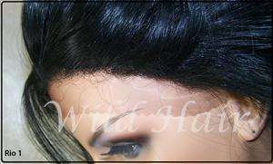 Black Lace Front Wig Heat Ok Iron Safe Kanekalon Futura Rio1  