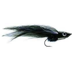 Umpua Pole Dancer Topwater Fly Black   1/0 fly fishing  