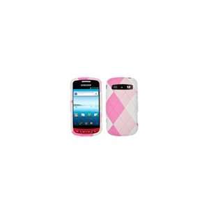 Samsung Admire Vitality SCH R720 Pink/Argylu Cell Phone Snap on Cover 