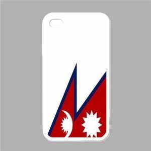  Nepal Flag White Iphone 4   Iphone 4s Case Office 